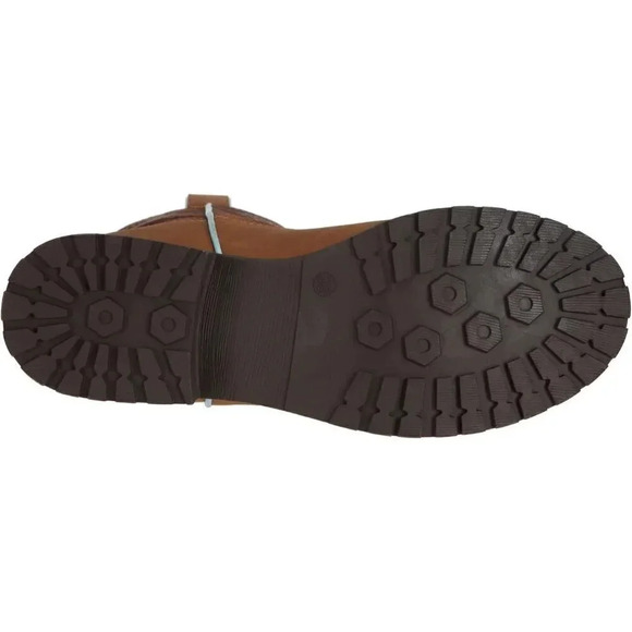 Women's Cowboy Cowgirl Boots Winter Wide Calf Low Heeled Western Work Boots - Picture 3 of 7